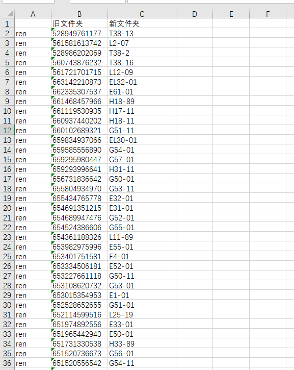 利用bat语句快速批量修改文件夹名称