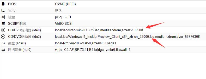 PVE下装windows找不到硬盘的问题